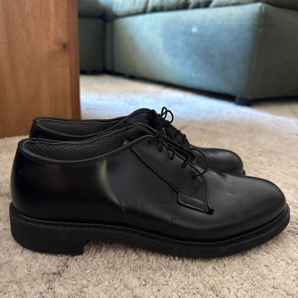 Bates Men's Black Oxfords